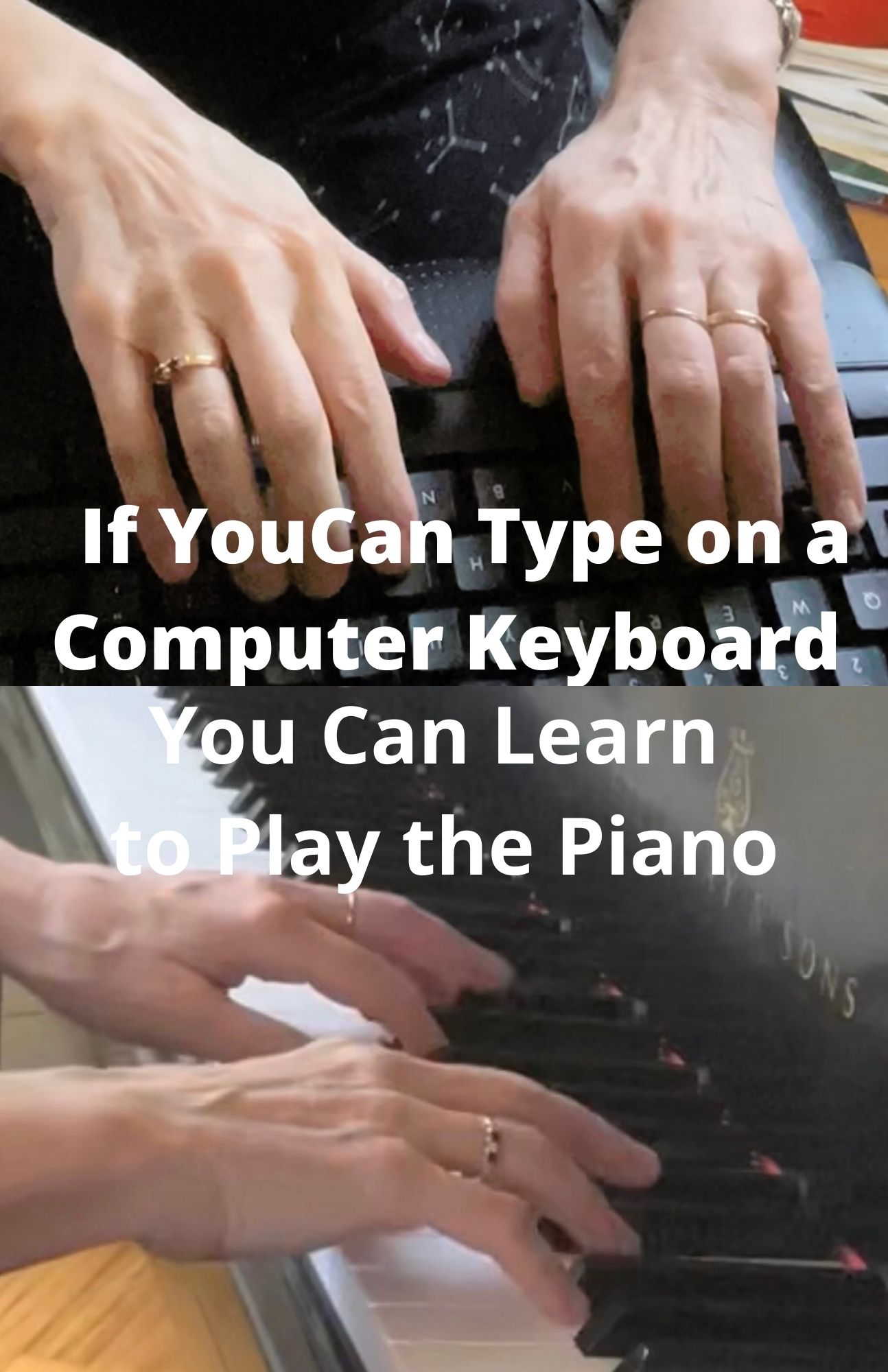 If You Can Type on a Computer Keyboard You Can Learn to Play the Piano Klatch